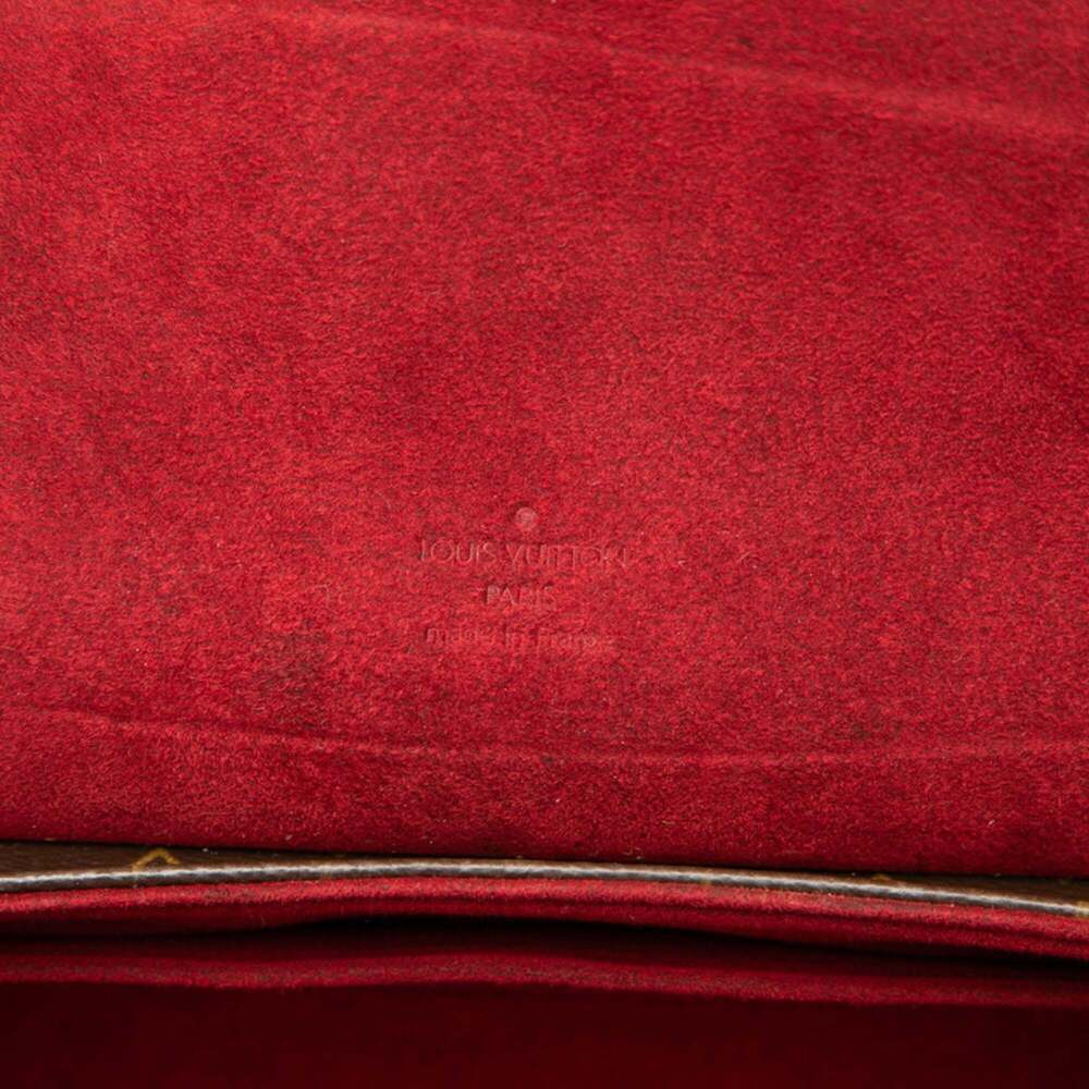 LOUIS VUITTON Authentic Brown Monogram Leather Bag - Picture 5 of 6